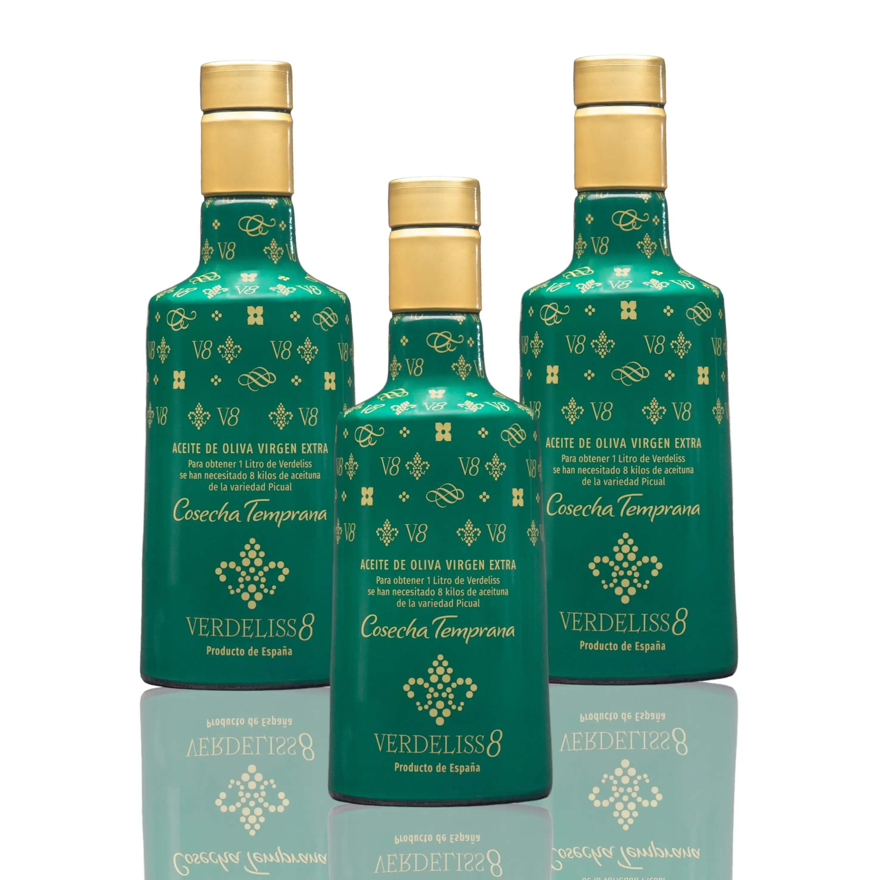 Aceite de oliva Picual cosecha temprana ( Edición Green) Pack 3