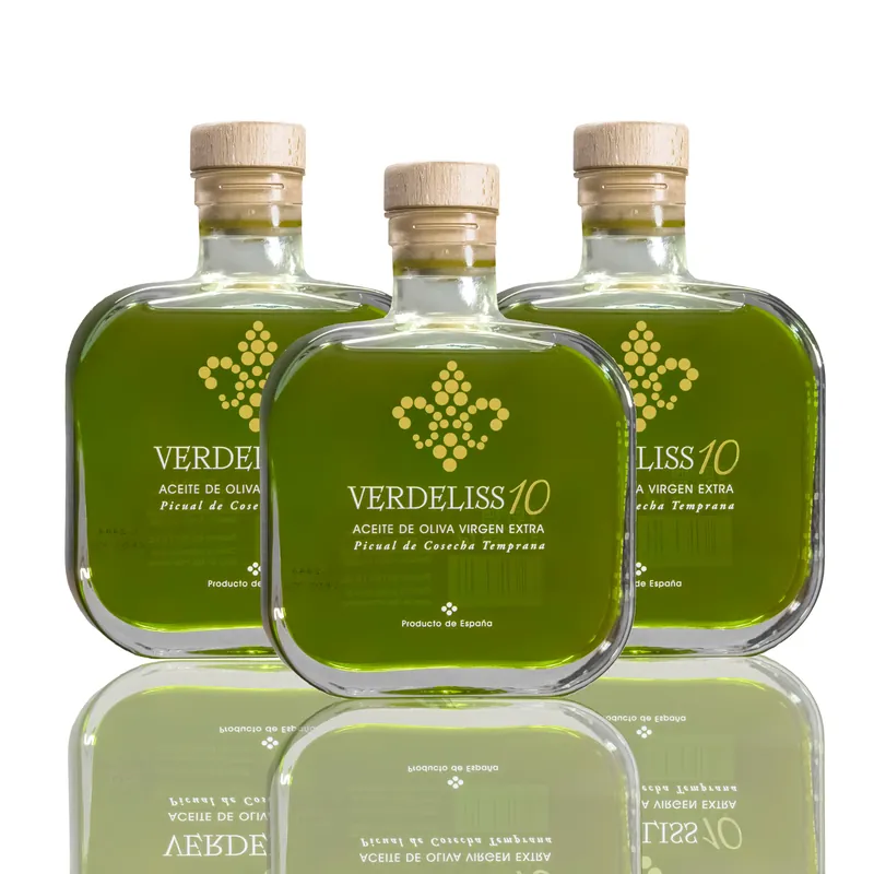 Pack de 3 botellas del aceite Picual de cosecha temprana edición Luxury Black